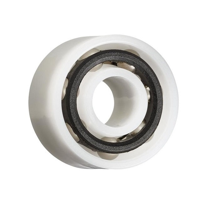Plastic Bearings - 6.35x19.05x9.525 mm - Acetal with Stainless 316 Balls