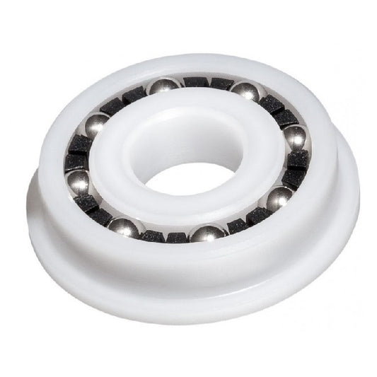 Plastic Bearings - 3.175x12.7x3.969 mm / 14.224 mm - Acetal with Stainless 316 Balls