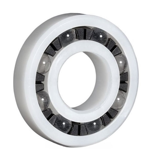 1053305 | P-634-AGL --- Plastic Bearings - 4x16x5 mm - Acetal with Glass Balls