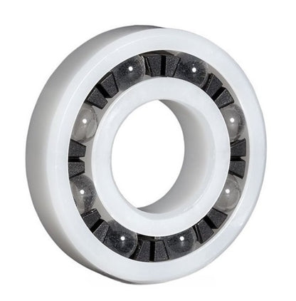 1053042 | P-624-AGL --- Plastic Bearings - 4x13x5 mm - Acetal with Glass Balls