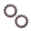 Angular Contact Bearings - 17x40x12 mm - Chrome Steel SAE 52100 - High Speed Polyamide Cage