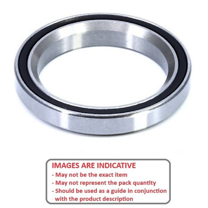 1151220 | MR4937-CEP-45-2RS-ECO (Each) --- Single Row Ball Bearings - 37x49x7 mm Chamfered Edges - Chrome Steel SAE 52100 Bearing