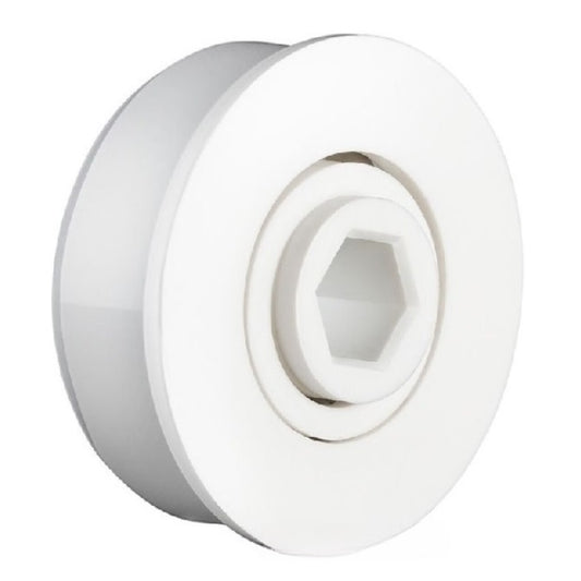 Conveyor Bearings - 11.11x47.5x17.78 mm / 15.24 mm - Polypropylene Races with Stainless Steel 316 Balls