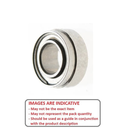 1046605 | SR144A-D105-ZS-KC (Each) --- Dental Applications Bearings - 3.175 6.350 / 5.979 2.779 mm - Stainless Steel AISI 440C - High Speed Phenolic Cage - Dental Special Bearing