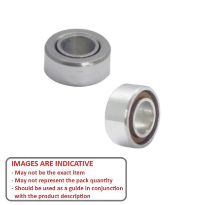 1053075 | SR144A-D27-CSN-ZS-TO (Each) --- Dental Applications Bearings - 3.175x6.35x2.778 mm