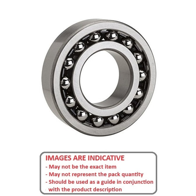 1170775 | 5212 (Each) --- Angular Contact Bearings - 60x110x36.5 mm Double Row Ball - Chrome Steel SAE 52100 Bearing