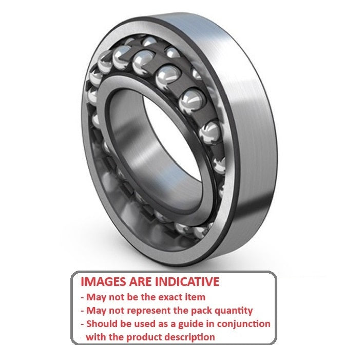 1075053 | 127 (PK-100) --- Double Row Ball Bearings - 7x22x7 mm Self Aligning - Chrome Steel SAE 52100 Bearing