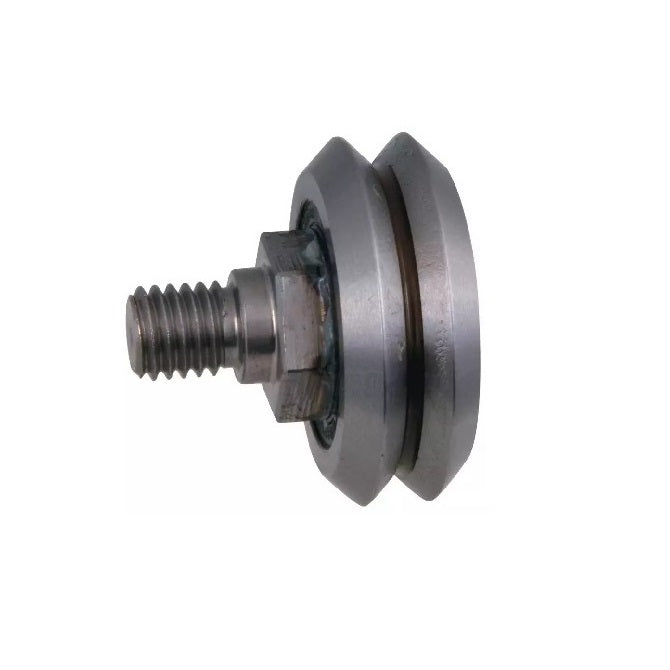 Studded Guide Wheels Dual Vee - Guide Wheel Size Reference 0 - 14.8x6.35 mm - Chrome Steel SAE 52100