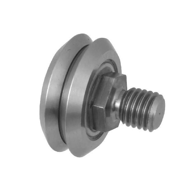 1038829 | DVWS2-ZZ (Each) --- Studded Guide Wheels Dual Vee - Size Reference 2 - 30.7x11.13 mm - Chrome Steel SAE 52100 with Shields Guide Wheel