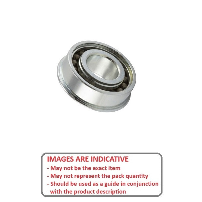 1046510 | SFR144A-D74F-CSN-ZSO-TO (Each) --- Dental Applications Bearings - 3.175x6.35x2.769 mm - Stainless Steel AISI 440C - Ceramic Si3N4 Balls - Dental Special Bearing
