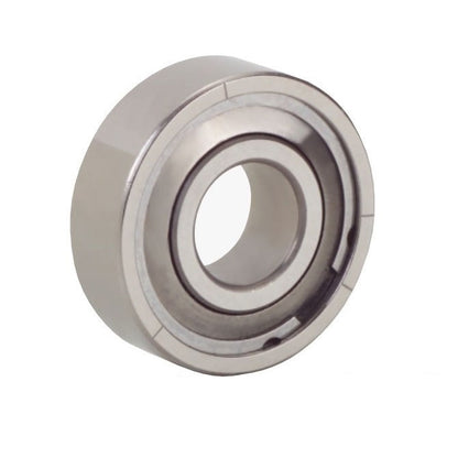 1046803 | SR2-5A-FF-MC34-GR7-R-L23 (PK-50) --- Single Row Ball Bearings - 3.175x7.938x3.571 mm Unflanged - Stainless Steel AISI 440C - Ribbon Retainer Low Torque Bearing