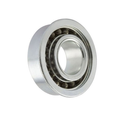 Single Row Ball Bearings - 3.175x9.525x3.969 mm / 4.762 mm Flanged - Stainless Steel AISI 440C Bearing