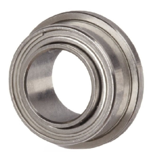 1071809 | SFWR4-ZZ-MC3-AF12 (PK-100) --- Single Row Ball Bearings - 6.35x15.875x4.978 mm / 5.771 mm Flanged - Stainless Steel AISI 440C Bearing