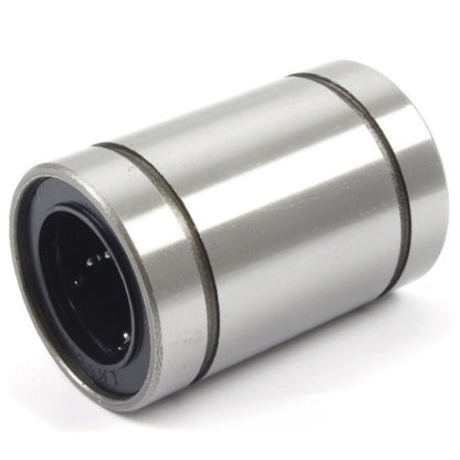 Ball Bearings Linear - 8x15x24 mm - Electroless Nickel Plated SUJ2 Steel with Plastic Retainer