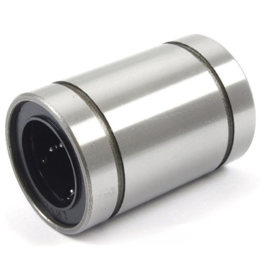 Ball Bearings Linear - 8x15x24 mm - Electroless Nickel Plated SUJ2 Steel with Plastic Retainer