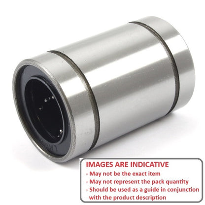 1065730 | LCB-0060-012-035-W (Each) --- Ball Bearings Linear - 6x12x35 mm Standard Closed - SUJ2 Steel with Plastic Retainer Bearing