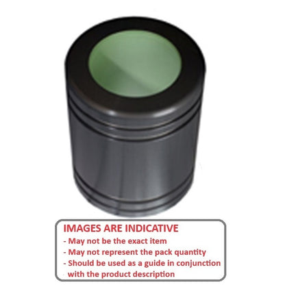 1122574 | LCP-0191-032-041-CC (Each) --- Sliding Bearings Linear - 19.07x31.75x41.28 mm - Ceramic Coated Steel Bearing