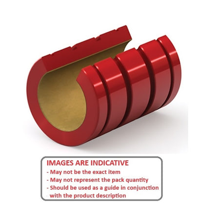 1102301 | LOP-0127-022-032-FG (Each) --- Sliding Bearings Linear - 12.7x22.225x31.75 mm - Frelon Gold Lined Bearing
