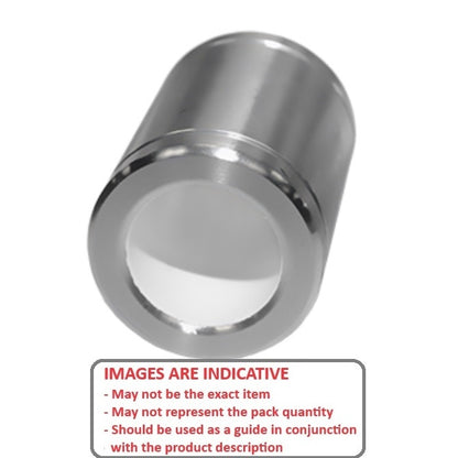 1122600 | LCP-0191-032-041-SP (PK-20) --- Sliding Bearings Linear - 19.07x31.75x41.28 mm - Stainless Steel with PTFE Bearing