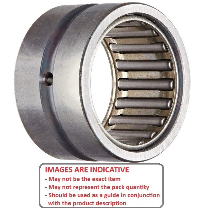 1142393 | NM-0300-0400-0200-O (Each) --- Needle Roller without Inner Ring Bearings - 30x40x20 mm / 4090 Kgf Machined - Chrome Steel Bearing