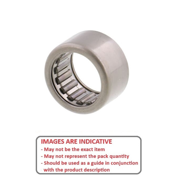 1118719 | NSO-0180-0250-0250-ST (Each) --- Needle Roller without Inner Ring Bearings - 18x25x25 mm / 1900 Kgf Shell Type - Chrome Steel Bearing