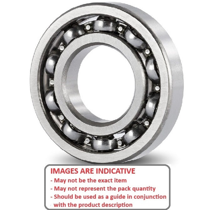 1061026 | SMR85-MC3-AF12 (Each) --- Single Row Ball Bearings - 5x8x2 mm Unflanged - Stainless Steel AISI 440C Bearing