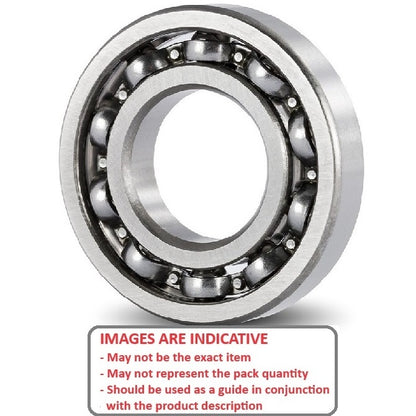 1090484 | 6700 (PK-20) --- Single Row Ball Bearings - 10x15x3 mm Unflanged - Chrome Steel SAE 52100 Bearing