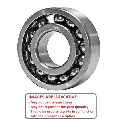 1097981 | 6801-FC-ECO (PK-2) --- Single Row Ball Bearings - 12x21x5 mm Unflanged - Chrome Steel SAE 52100 Bearing