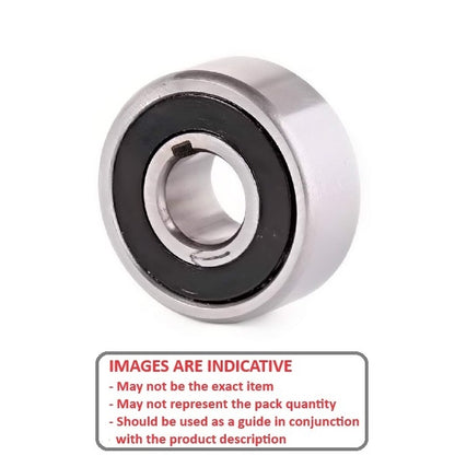 1117011 | OW-0170-0400-0170-2RS-K (Each) --- One Way Bearings - 17x40x17 mm Sprag - Chrome Steel Bearing