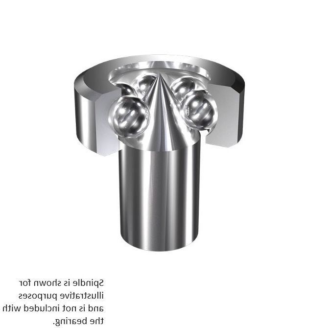 1045887 | BCF10 (PK-100) --- Pivot Bearings - 3.13x10x3.5 mm / 0.2 mm Without Inner Ring - Chrome Steel Bearing