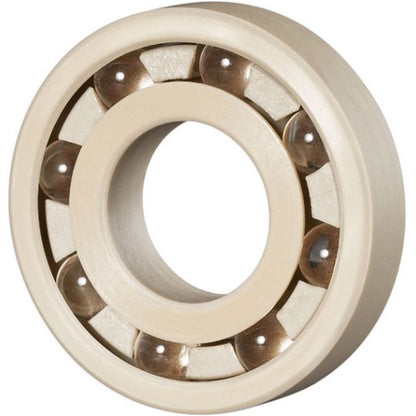 1058626 | P-R3-PKGL --- Plastic Bearings - 4.763x12.7x3.969 mm - PEEK Polyetheretherketone with Glass Balls