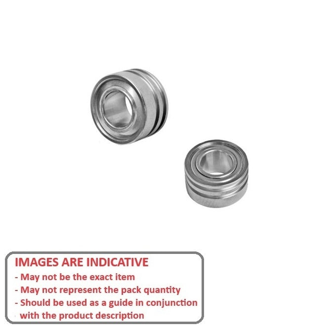 1081417 | S687J-D55-ZZS-T9H (Each) --- Dental Applications Bearings - 7x14x7.5 mm - Stainless Steel with Polyamide Cage Replacement