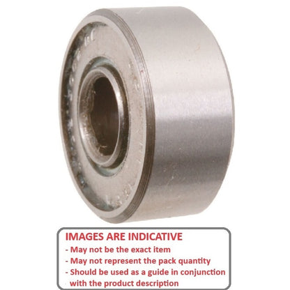 1121649 | R12D-ZZ-SG (Each) --- Single Row Ball Bearings - 19.05x41.275x12.7 mm Unflanged - Chrome Steel Bearing