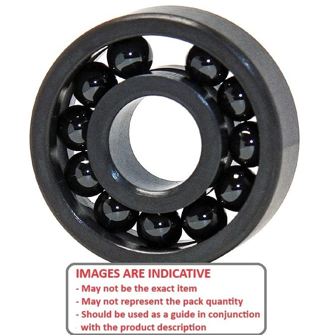 1081407 | CSN-708-FC-DRY (PK-20) --- Angular Contact Bearings - 8x22x7 mm Single Row Ball - Ceramic Silicon Nitride - Full Complement Bearing
