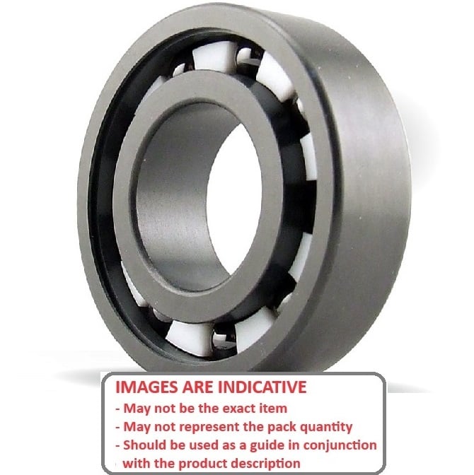 1081182 | CSN-708-FC-DRY (20 Pcs) --- Angular Contact Bearings - 8x22x7 mm - Ceramic Silicon Nitride - Full Complement