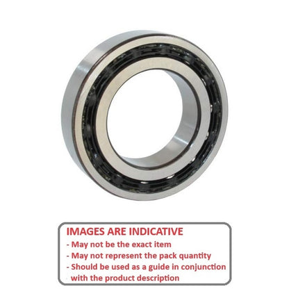 1133850 | S6805-CSN-T9H-ECO (Each) --- Single Row Ball Bearings - 25x37x7 mm Unflanged - Stainless Steel AISI 440C - High Speed Polyamide Cage - Ceramic Si3N4 Balls Bearing