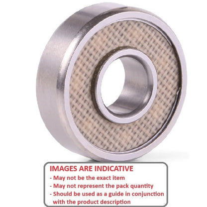 1044407 | SMR63A-TTS-MC3 (2500 Pcs) --- Single Row Ball Bearings - 3x6x2.5 mm - Stainless Steel AISI 440C