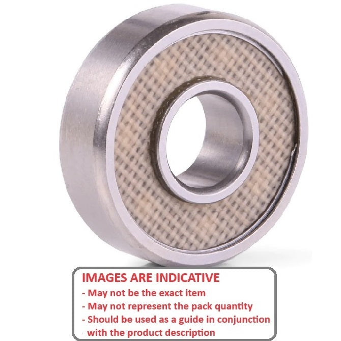 1060037 | SMR85A-TTS-MC3 (PK-5000) --- Single Row Ball Bearings - 5x8x2.5 mm Unflanged - Stainless Steel AISI 440C Bearing