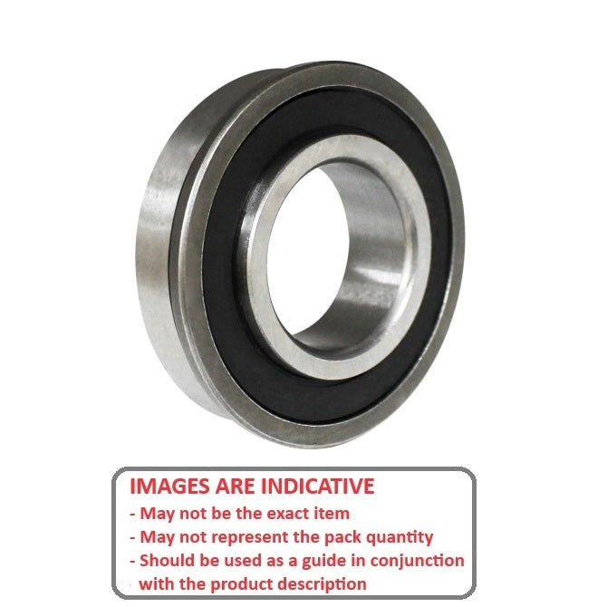1121408 | FWMR3516-2RS-ECO (Each) --- Single Row Ball Bearings - 16x35x11 mm Flanged - Chrome Steel SAE 52100 Bearing