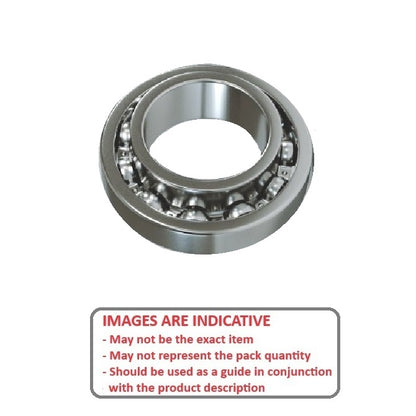 1077575 | SWR188-MC3 (Each) --- Single Row Ball Bearings - 6.35x12.7x3.175 mm / 3.969 mm Unflanged - Stainless Steel AISI 440C Bearing