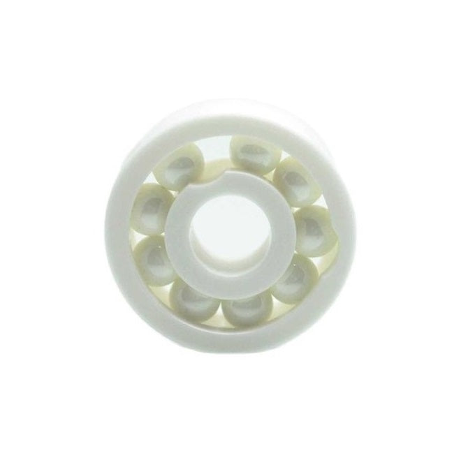 Single Row Ball Bearings - 10x30x9 mm Unflanged - Ceramic Zirconia - Full Complement Bearing
