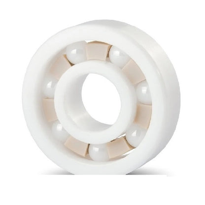 Single Row Ball Bearings - 25x52x15 mm - Ceramic Zirconia - PTFE Cage