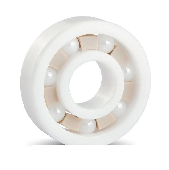 1083944 | CZR-629-MC34-TF-DRY (Each) --- Single Row Ball Bearings - 9x26x8 mm Unflanged - Ceramic Zirconia - PTFE Cage Bearing