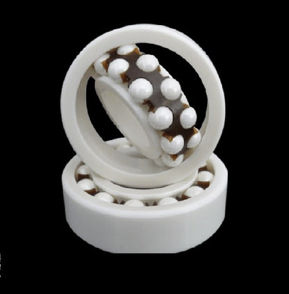 Double Row Ball Bearings - 25x52x15 mm - Ceramic Zirconia - Nylon Cage - No Lubricant