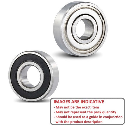 1081275 | 628C-ZRS-ECO (Each) --- Single Row Ball Bearings - 8x24x10.319 mm Unflanged - Chrome Steel SAE 52100 Bearing