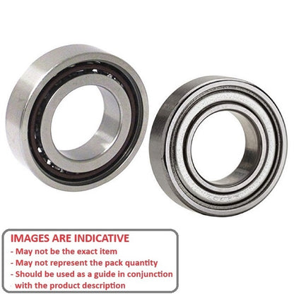 1052318 | SMR74-ZS-T4HB-MC3-GR5-AF12 (Each) --- Single Row Ball Bearings - 4x7x2 mm Unflanged - Stainless Steel AISI 440C - High Speed Torlon Retainer Bearing