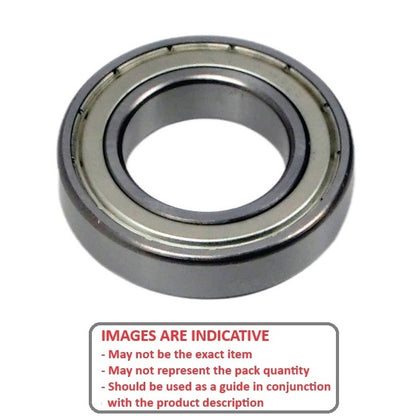 1080857 | SMR148A-ZZ-MC3 (Each) --- Single Row Ball Bearings - 8x14x4 mm Unflanged - Stainless Steel AISI 440C Bearing