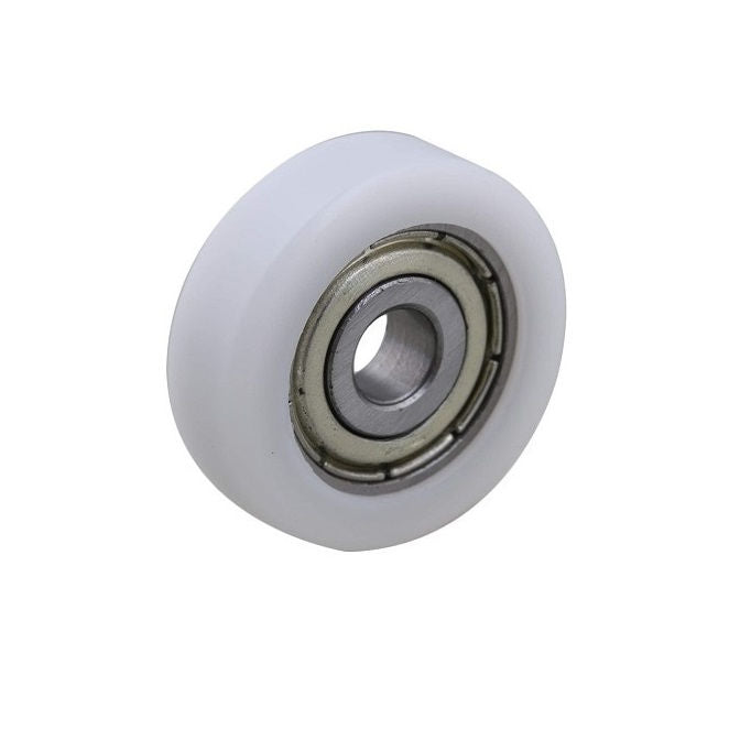 1148167 | NR-0350-060-140-W-ZZ (Each) --- Idler with Bearing Rollers - 35x6x14 mm - Nylon Covered Chrome Steel Roller