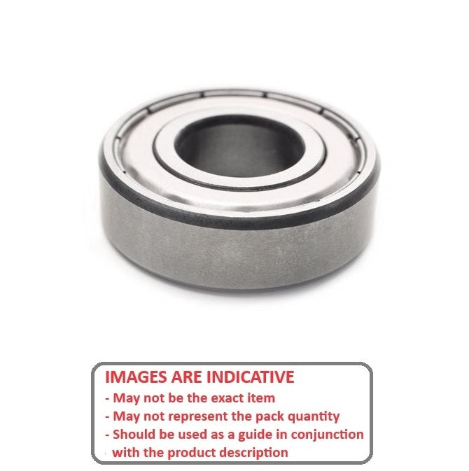1074781 | MR137A-ZZN-ECO (Each) --- Single Row Ball Bearings - 7x13x4 mm with Snap Ring Groove - Chrome Steel SAE 52100 Bearing