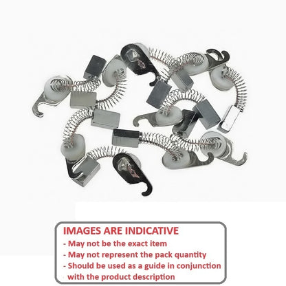 1122676 | BRUSH-3X2X6-SIEMENS (Each) --- Dental Replacement Parts - Application Brand Siemens® Motor Brush - 3x2x6